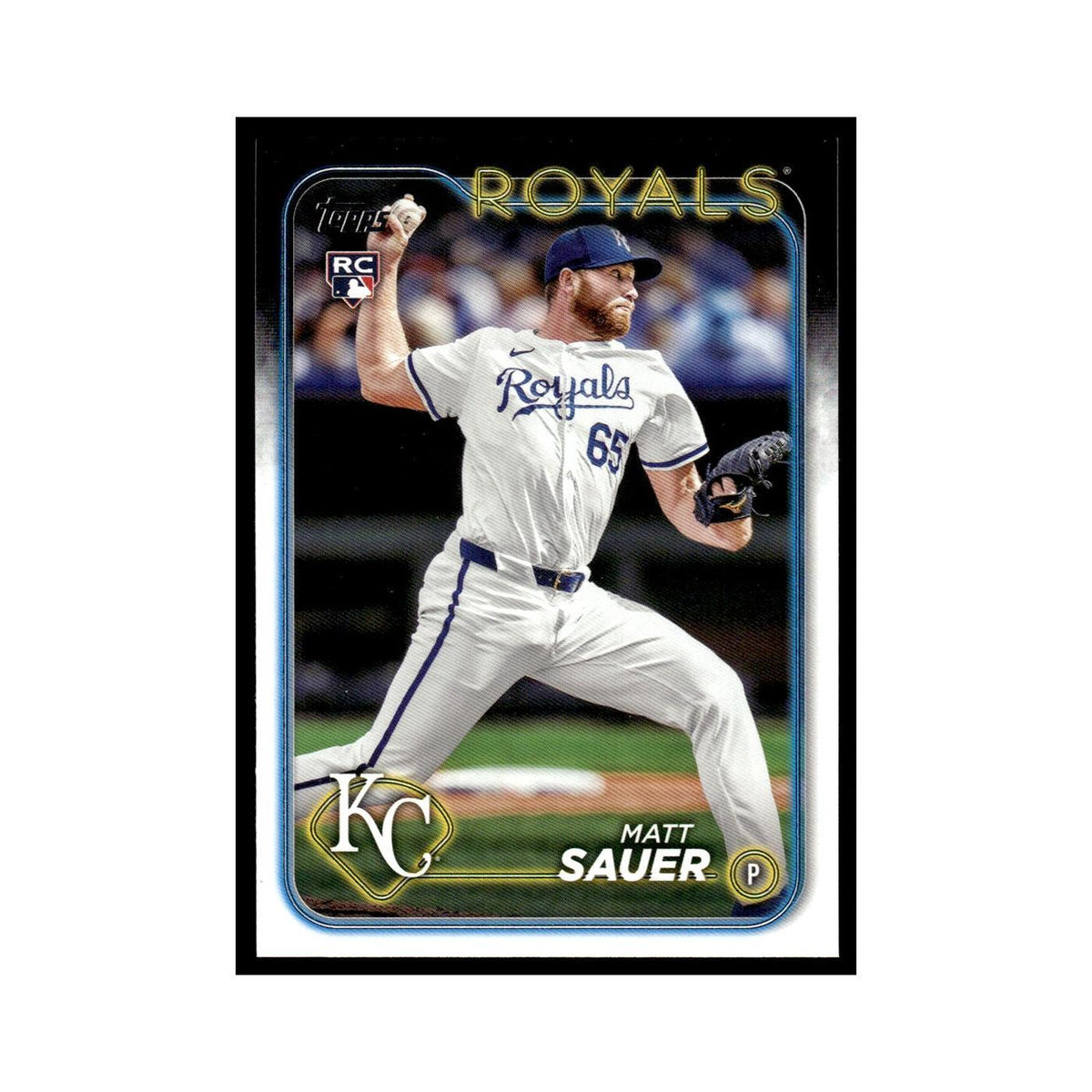 Matt Sauer Rookie 2024 Topps Update #US25 Kansas City Royals Baseball Card NM