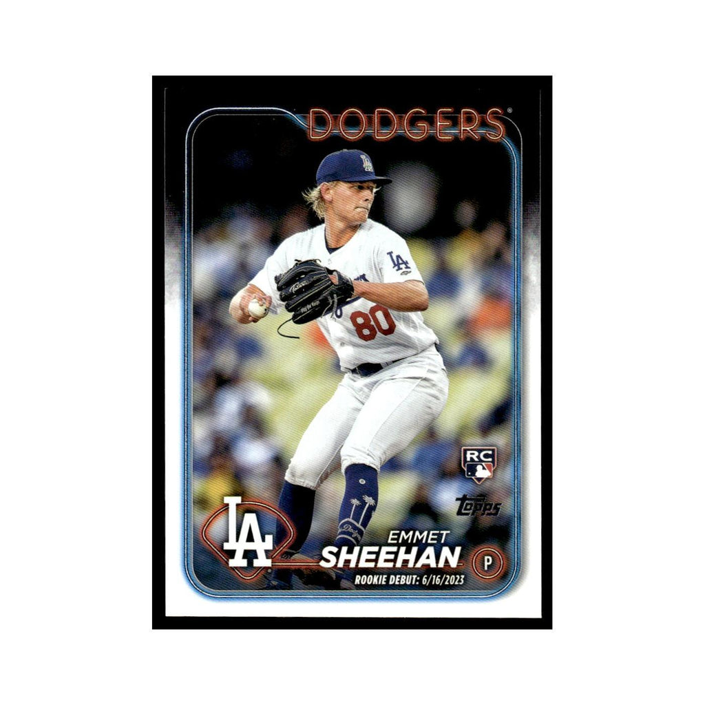 Emmet Sheehan Rookie 2024 Topps Update #US141 Los Angeles Dodgers NM