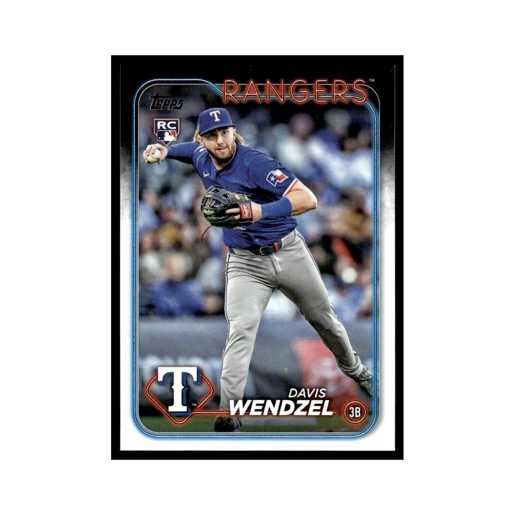 Davis Wendzel Rookie 2024 Topps Update #US248 Texas Rangers Baseball Card NM