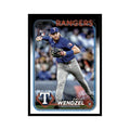 Davis Wendzel Rookie 2024 Topps Update #US248 Texas Rangers Baseball Card NM