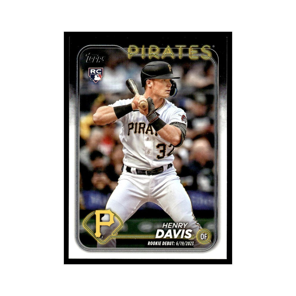 Henry Davis Rookie 2024 Topps Update #US162 Pittsburgh Pirates Baseball Card NM