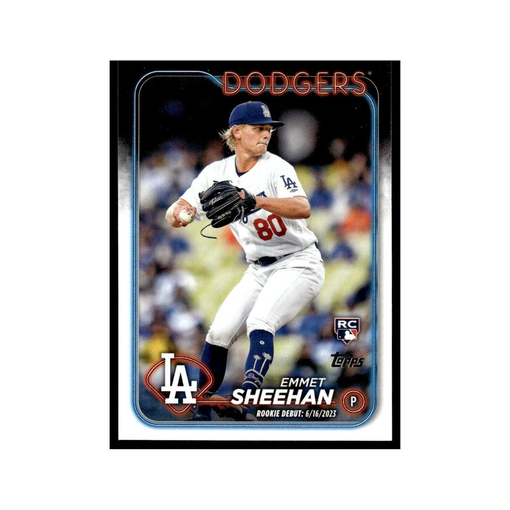 Emmet Sheehan Rookie 2024 Topps Update #US141 Los Angeles Dodgers NM