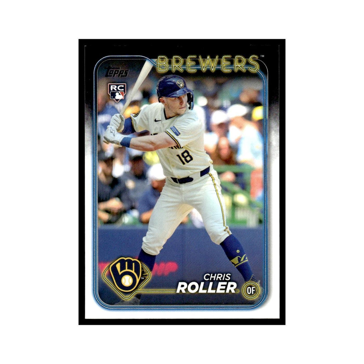 Chris Roller Rookie 2024 Topps Update #US242 Milwaukee Brewers Baseball Card NM
