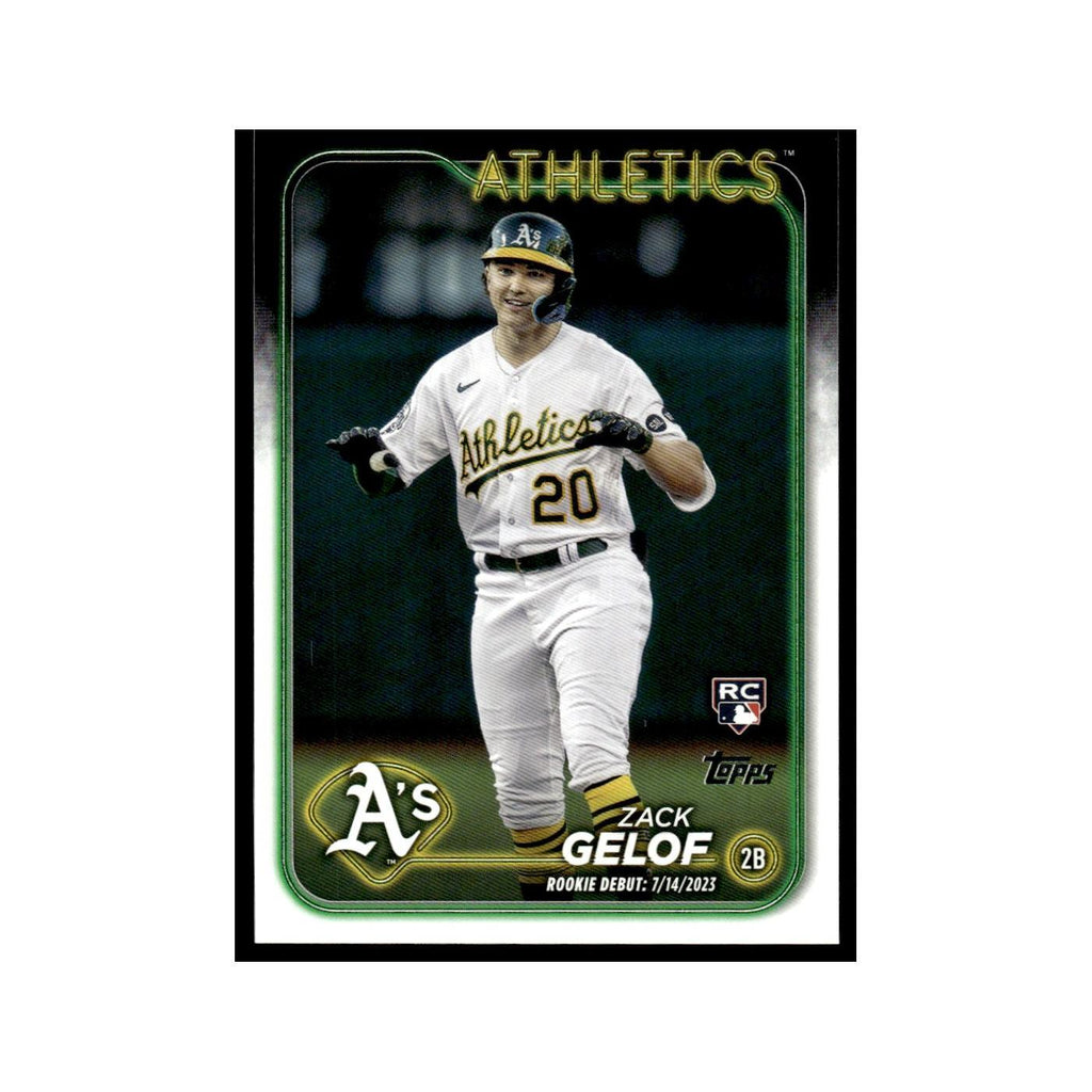 Zack Gelof Rookie 2024 Topps Update #US131 Oakland Athletics Baseball Card NM