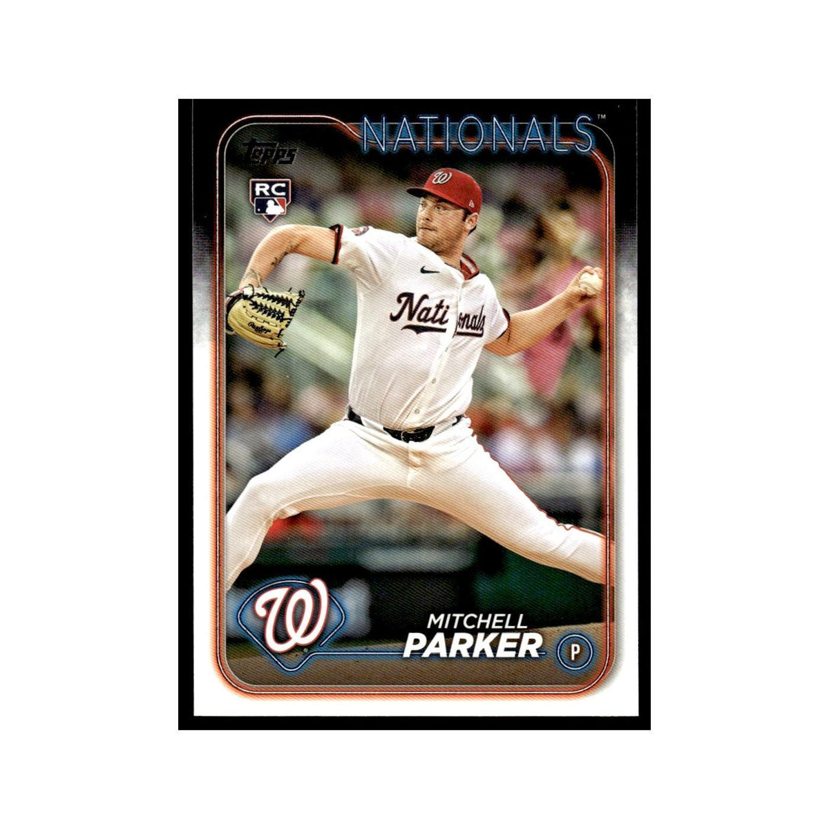 Mitchell Parker Rookie 2024 Topps Update #US5 Washington Nationals NM