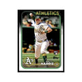 Brett Harris Rookie 2024 Topps Update #US199 Oakland Athletics Baseball Card NM