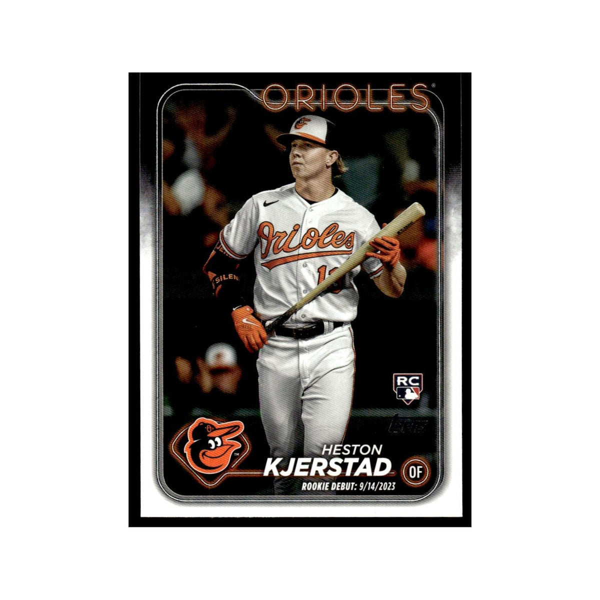 Heston Kjerstad Rookie 2024 Topps Update #US86 Baltimore Orioles NM