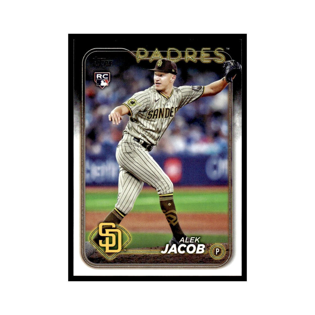 Alek Jacob Rookie 2024 Topps Update #US66 San Diego Padres Baseball Card NM