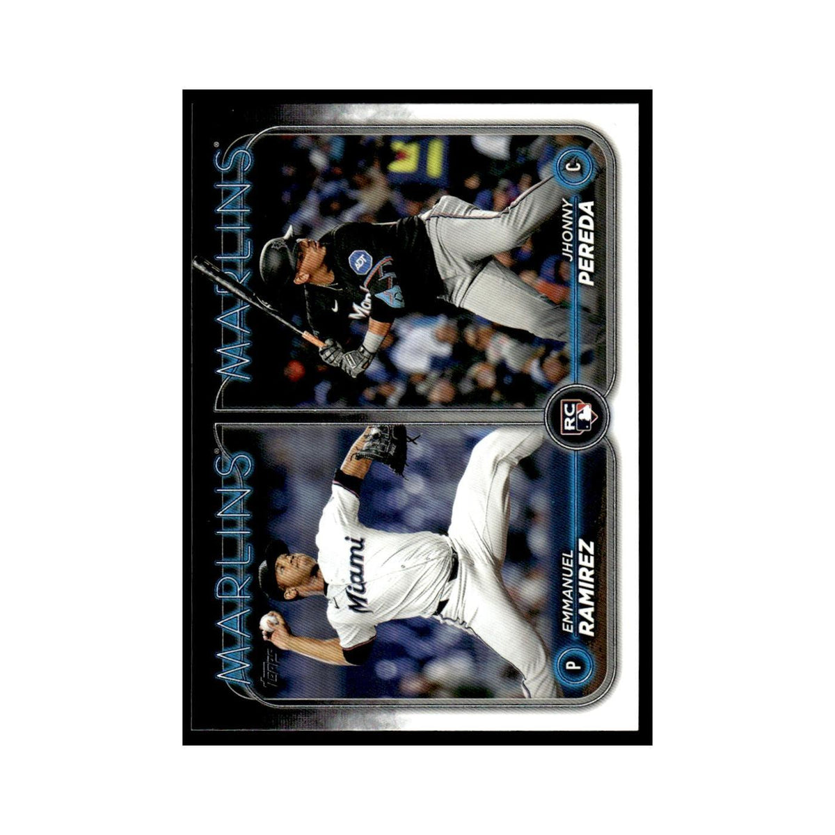 Jhonny Pereda   Emmanuel Ramirez Rookie 2024 Topps Update #US185 Marlins NM