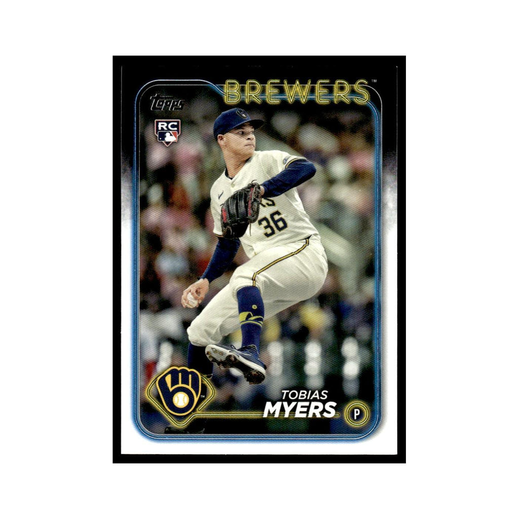 Tobias Myers Rookie 2024 Topps Update #US299 Milwaukee Brewers Baseball Card NM