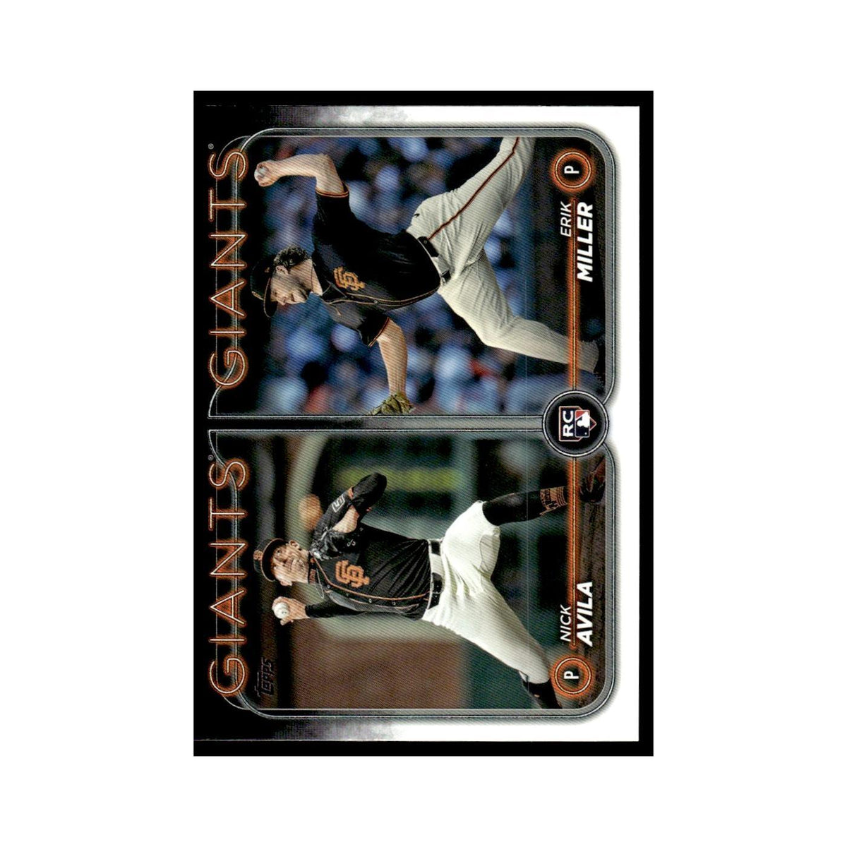 Erik Miller   Nick Avila Rookie 2024 Topps Update #US271 San Francisco Giants NM