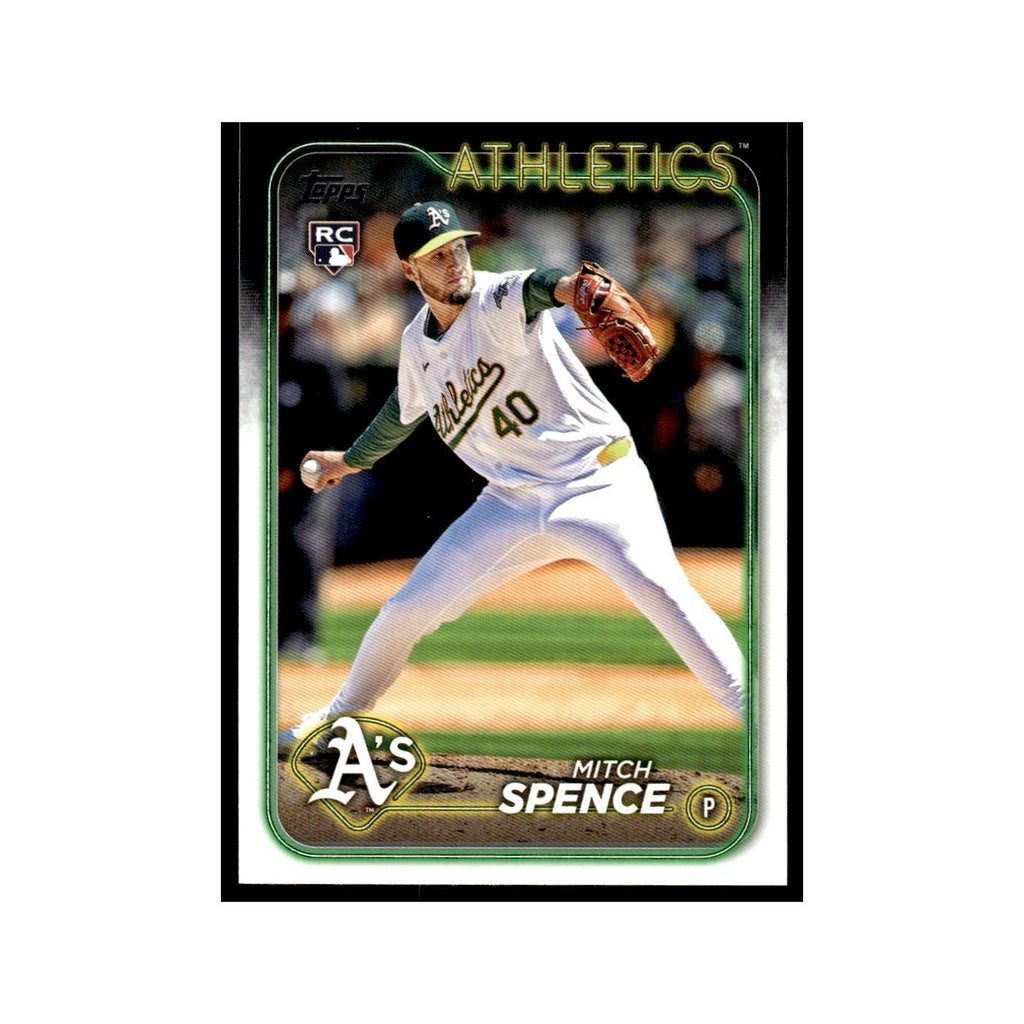 Mitch Spence Rookie 2024 Topps Update #US28 Oakland Athletics Baseball Card NM