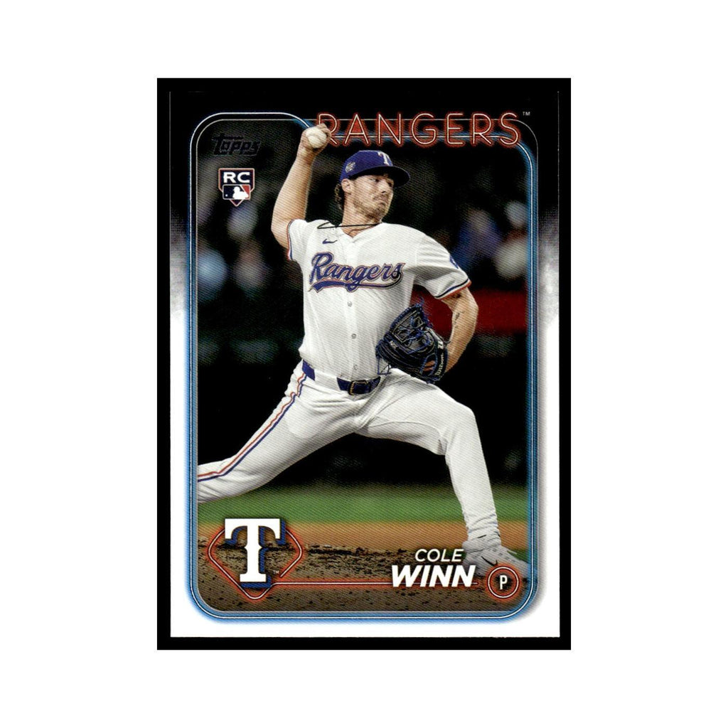 Cole Winn Rookie 2024 Topps Update #US109 Texas Rangers Baseball Card NM