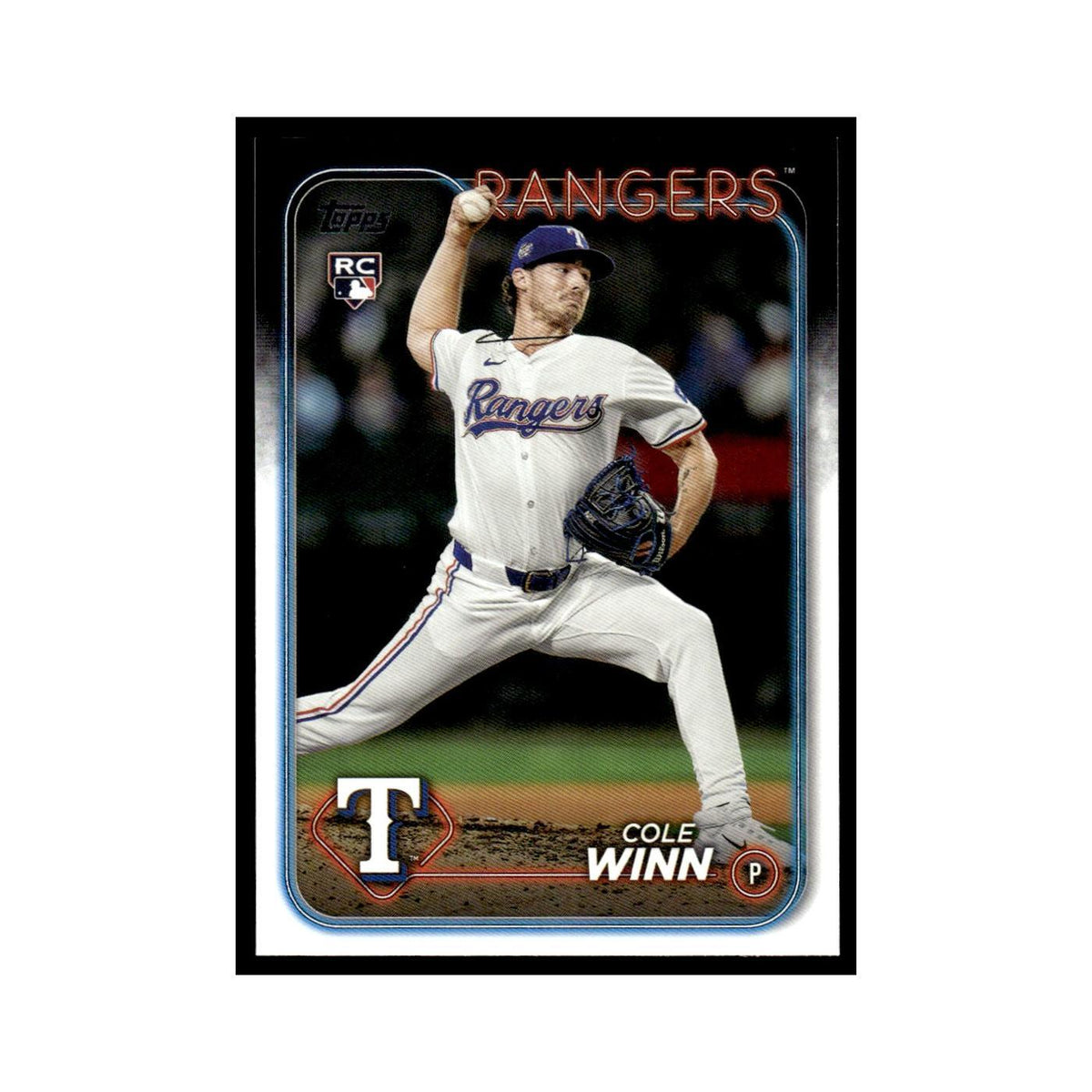 Cole Winn Rookie 2024 Topps Update #US109 Texas Rangers Baseball Card NM