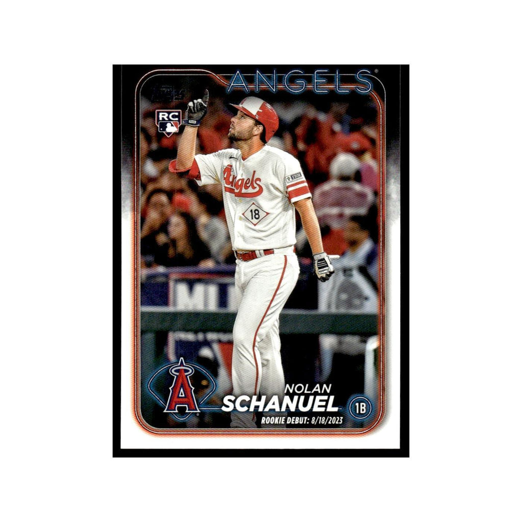 Nolan Schanuel Rookie 2024 Topps Update #US193 Los Angeles Angels NM