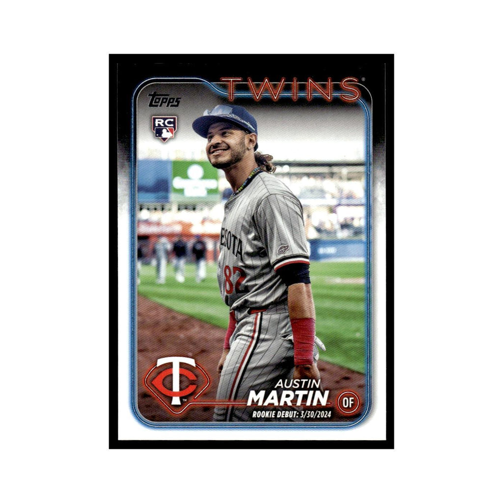 Austin Martin Rookie 2024 Topps Update #US114 Minnesota Twins Baseball Card NM