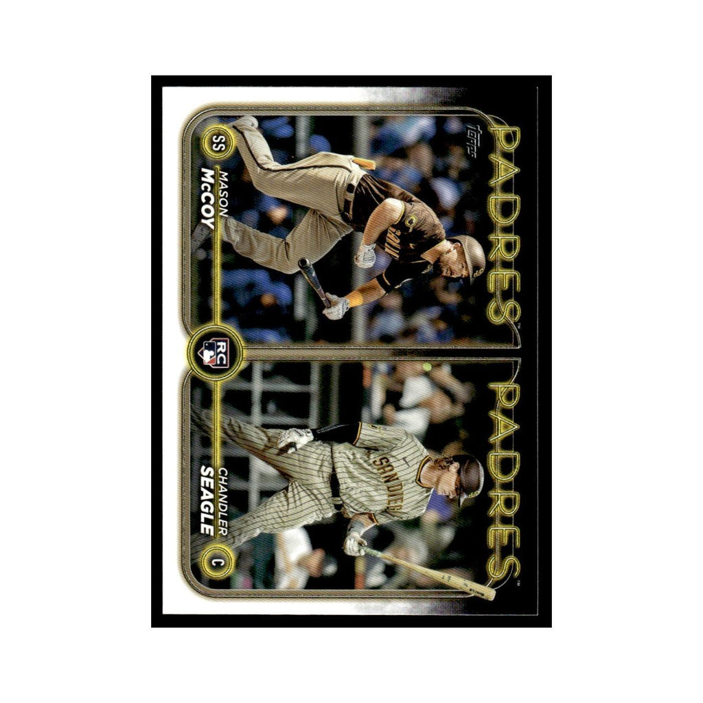 Chandler Seagle   Mason McCoy Rookie 2024 Topps Update #US227 Padres NM