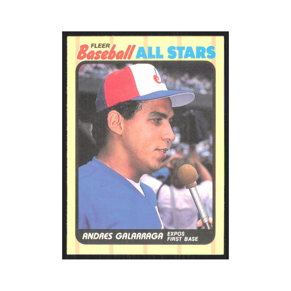 Andres Galarraga 1989 Fleer Baseball All-Stars #13.0 Montreal Expos NM