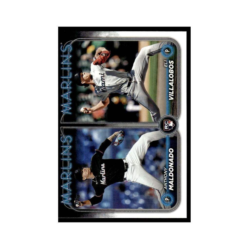 Eli Villalobos   Anthony Maldonado 2024 Topps Update #US305 Miami Marlins NM