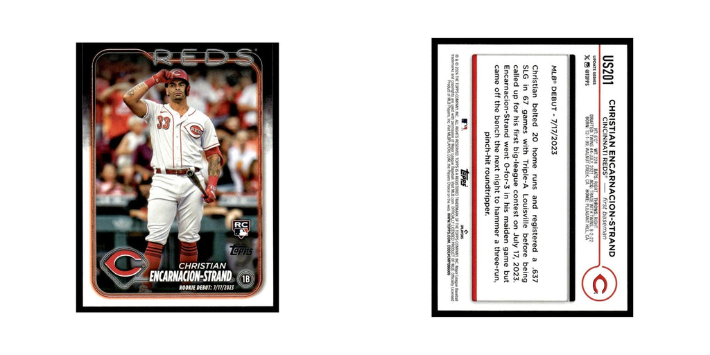 Christian Encarnacion-Strand Rookie 2024 Topps Update #US201 Cincinnati Reds NM