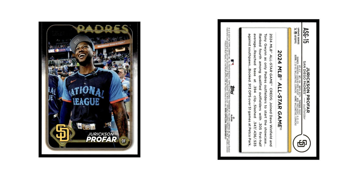Jurickson Profar 2024 Topps Update #ASG-15 San Diego Padres Baseball Card NM