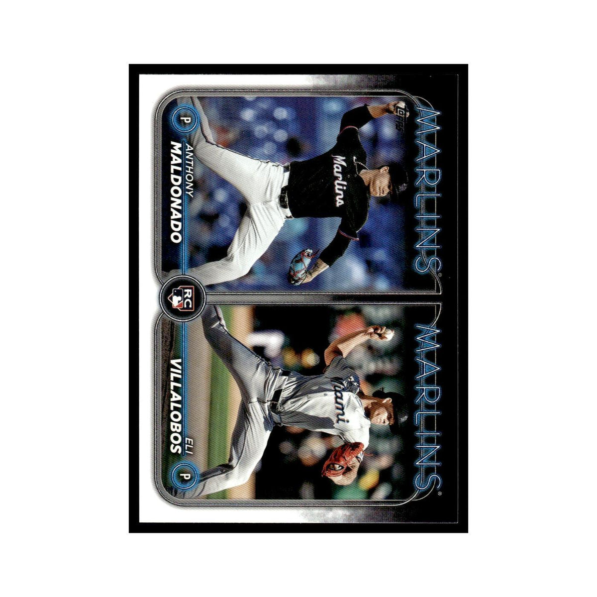 Eli Villalobos   Anthony Maldonado Rookie 2024 Topps Update #US305 Marlins NM