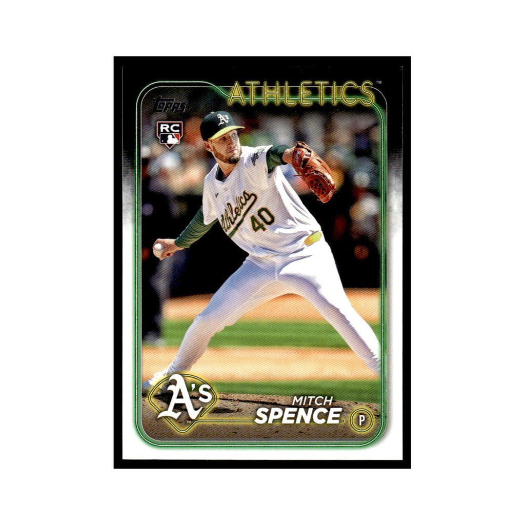 Mitch Spence Rookie 2024 Topps Update #US28 Oakland Athletics Baseball Card NM
