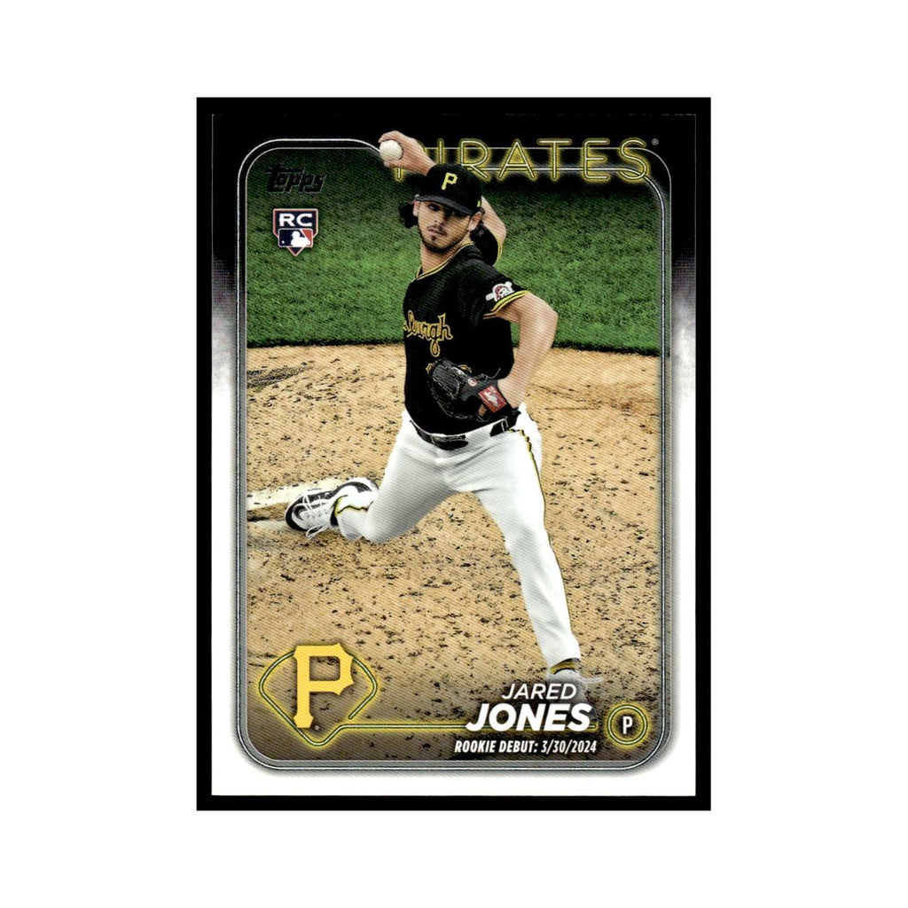 Jared Jones Rookie 2024 Topps Update #US95 Pittsburgh Pirates Baseball Card NM