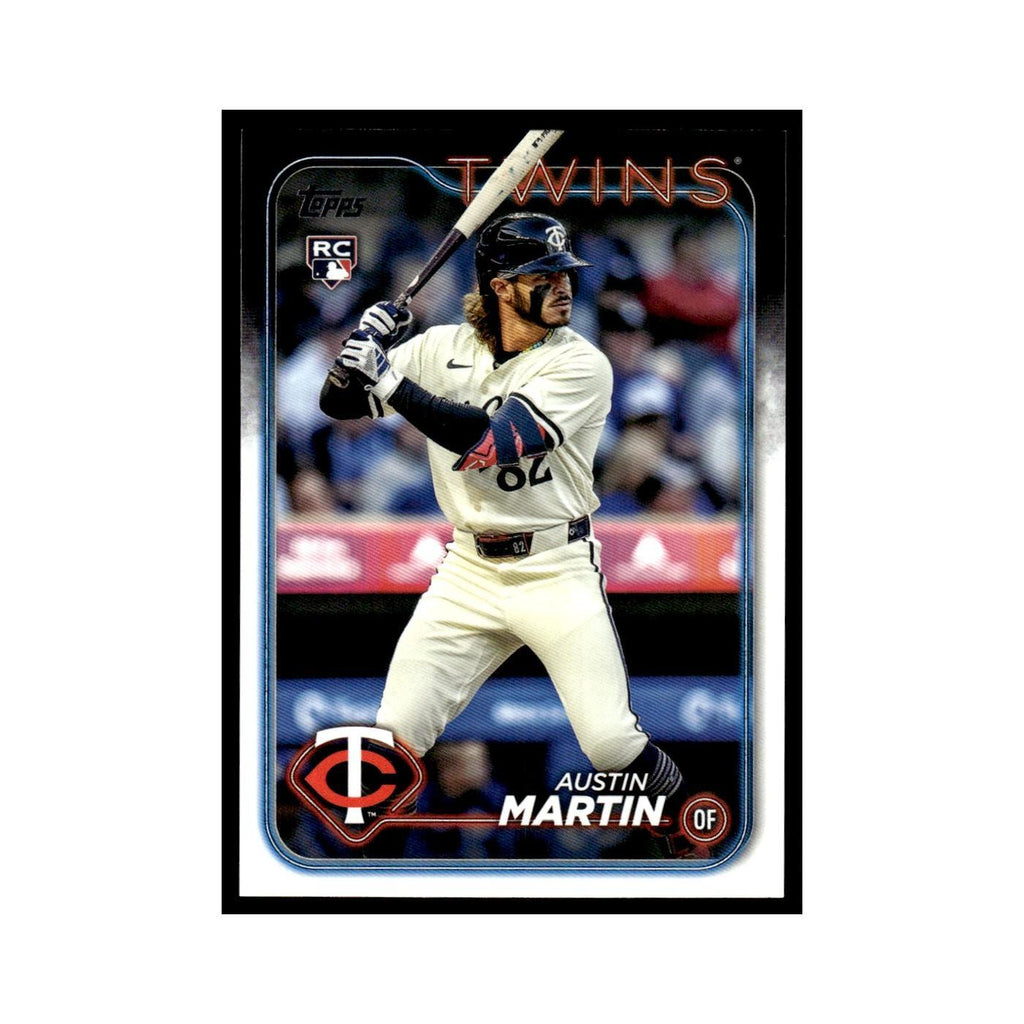 Austin Martin Rookie 2024 Topps Update #US96 Minnesota Twins Baseball Card NM