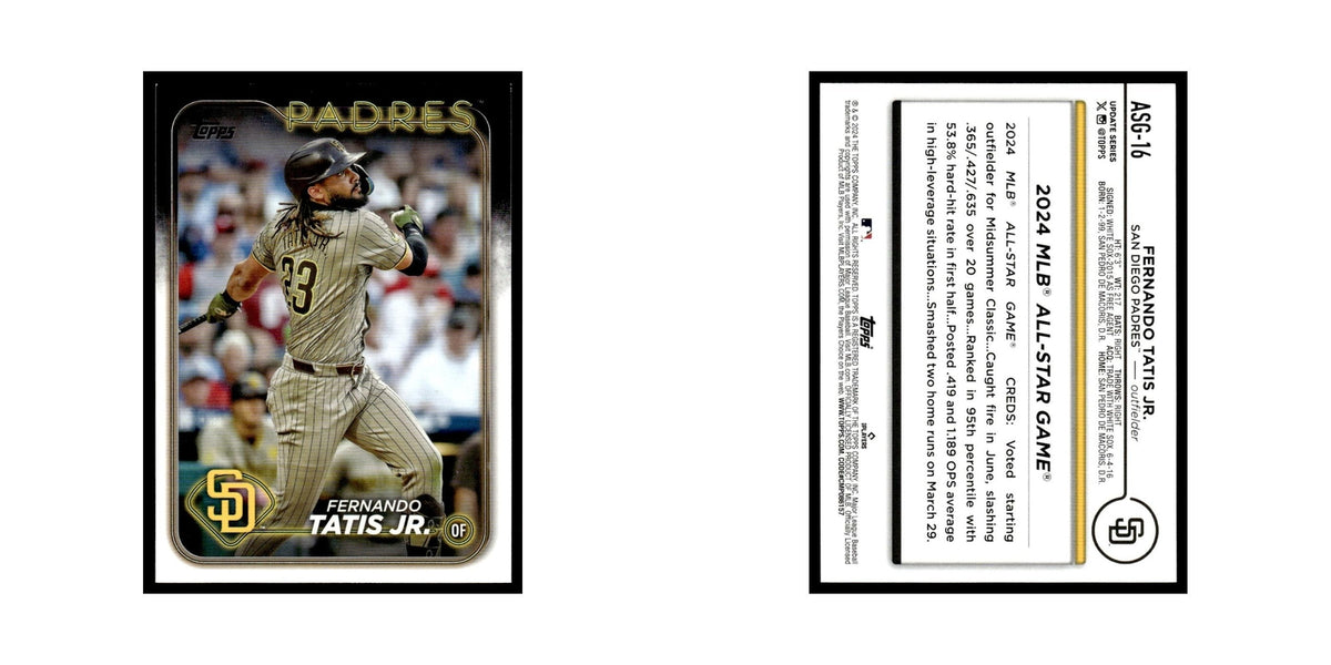 Fernando Tatis Jr. 2024 Topps Update #ASG-16 San Diego Padres Baseball Card NM