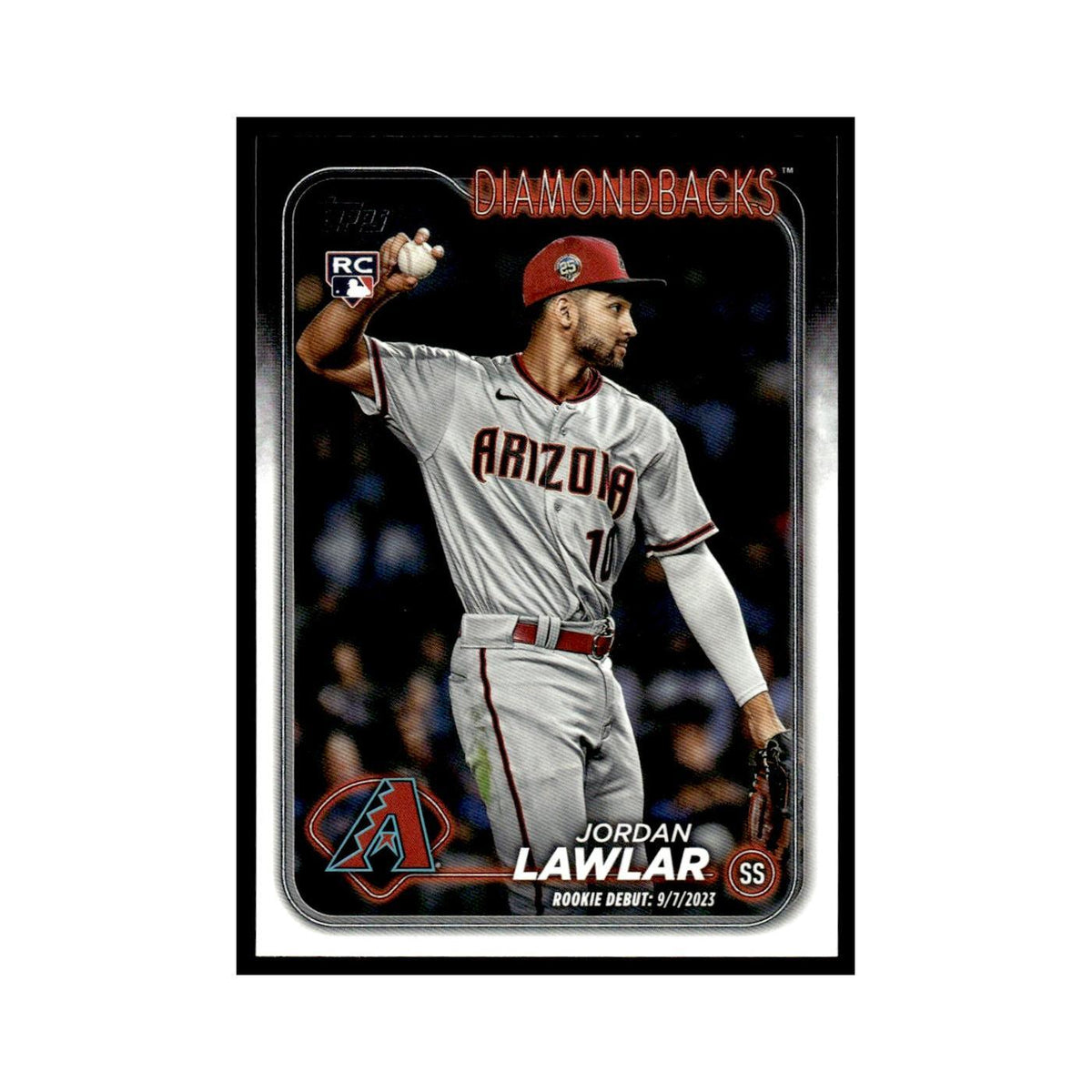 Jordan Lawlar Rookie 2024 Topps Update #US41 Arizona Diamondbacks NM