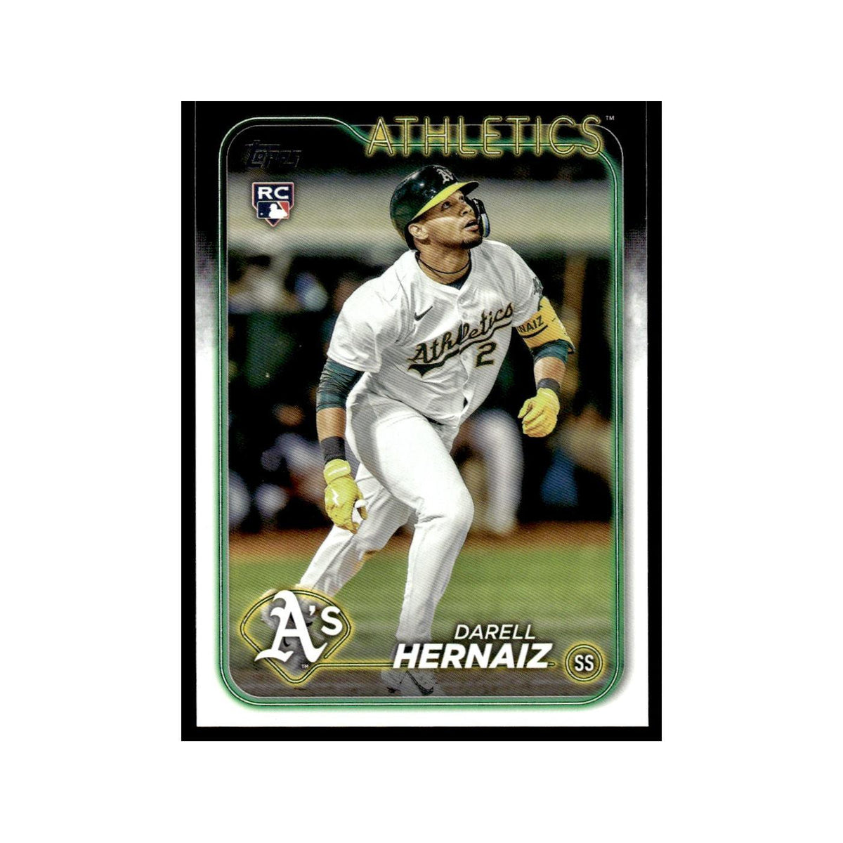 Darell Hernaiz Rookie 2024 Topps Update #US132 Oakland Athletics NM