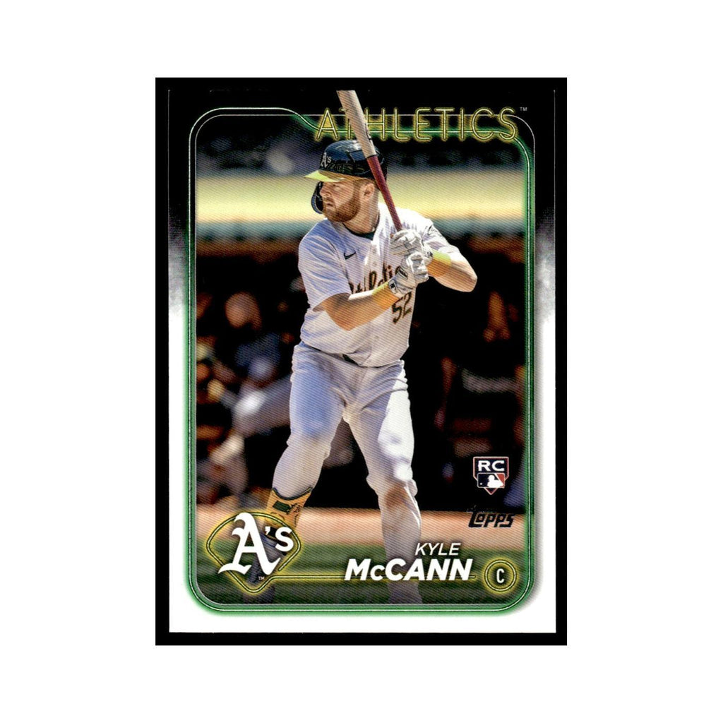 Kyle McCann Rookie 2024 Topps Update #US37 Oakland Athletics Baseball Card NM
