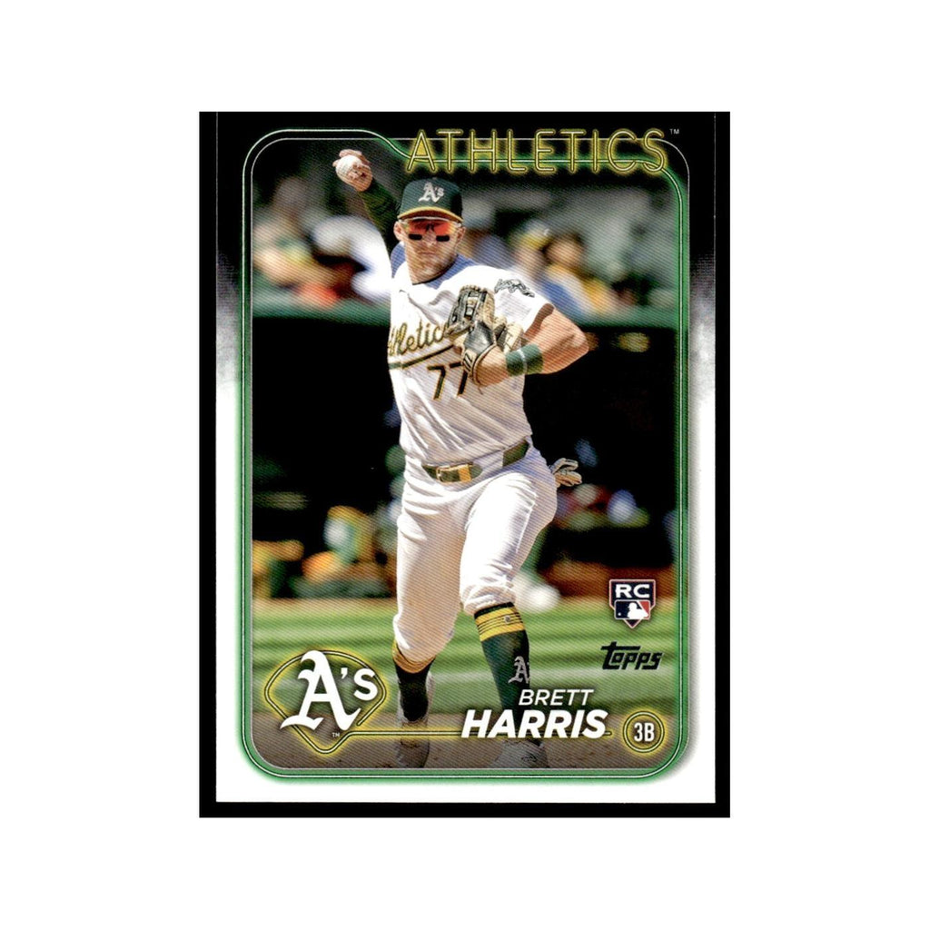 Brett Harris Rookie 2024 Topps Update #US199 Oakland Athletics Baseball Card NM
