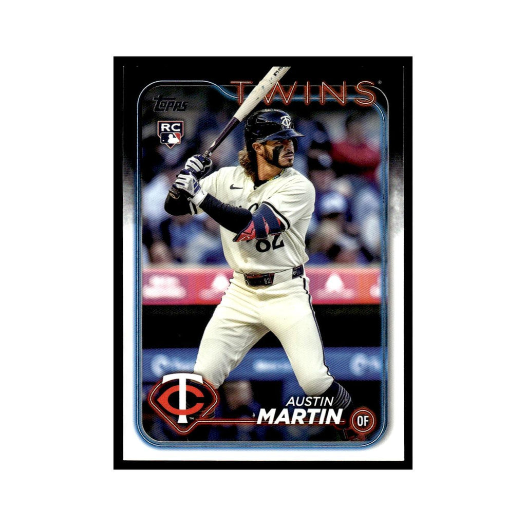 Austin Martin Rookie 2024 Topps Update #US96 Minnesota Twins Baseball Card NM