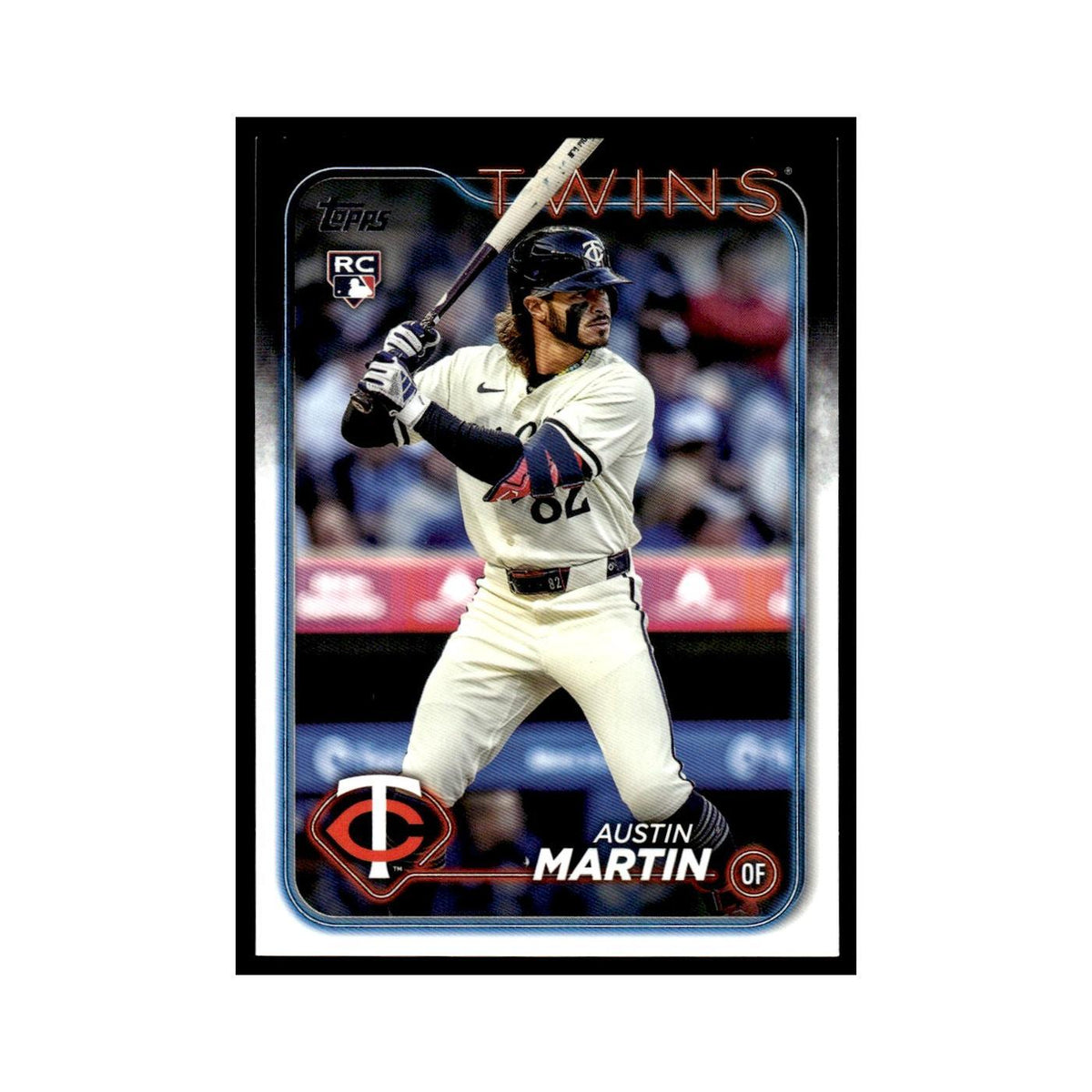 Austin Martin Rookie 2024 Topps Update #US96 Minnesota Twins Baseball Card NM