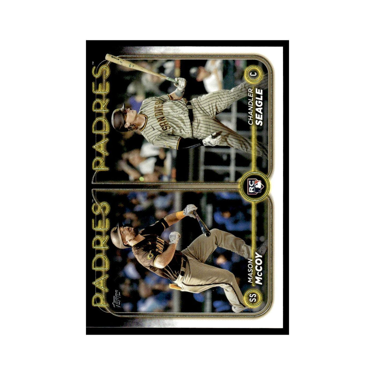 Chandler Seagle   Mason McCoy Rookie 2024 Topps Update #US227 Padres NM