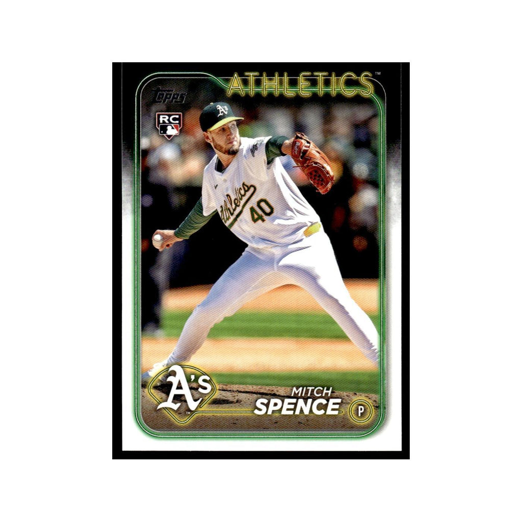 Mitch Spence Rookie 2024 Topps Update #US28 Oakland Athletics Baseball Card NM