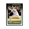 Mitch Spence Rookie 2024 Topps Update #US28 Oakland Athletics Baseball Card NM