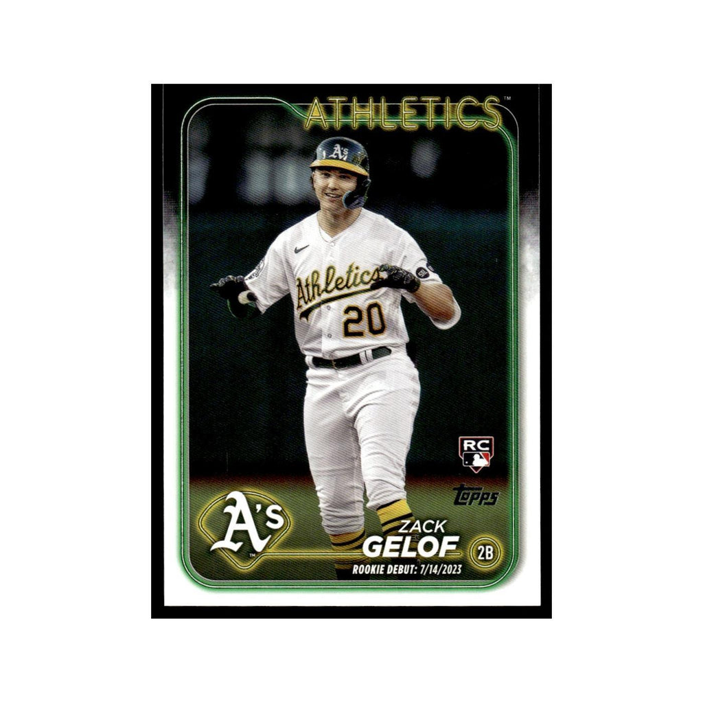 Zack Gelof Rookie 2024 Topps Update #US131 Oakland Athletics Baseball Card NM