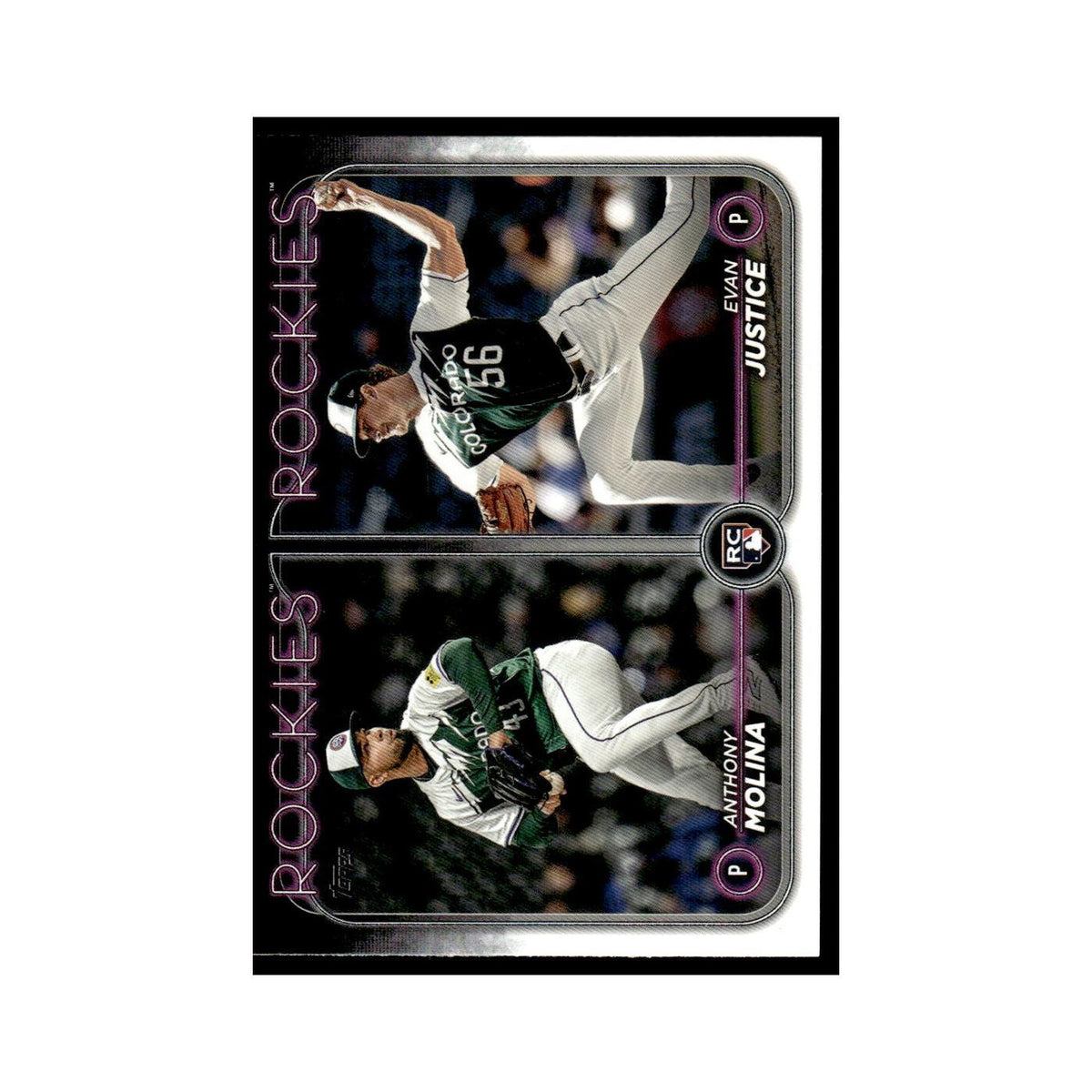 Evan Justice   Anthony Molina Rookie 2024 Topps Update #US270 Rockies NM