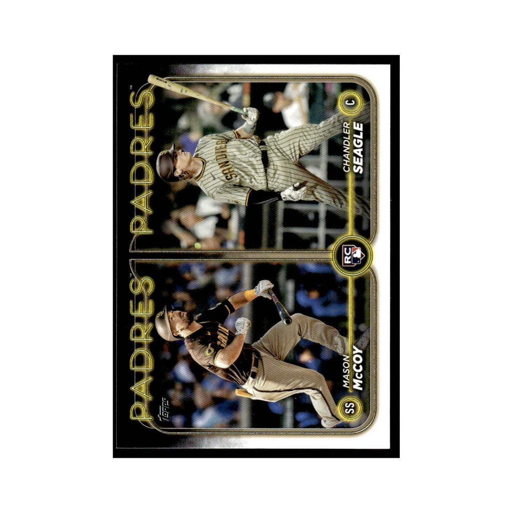 Chandler Seagle   Mason McCoy Rookie 2024 Topps Update #US227 Padres NM