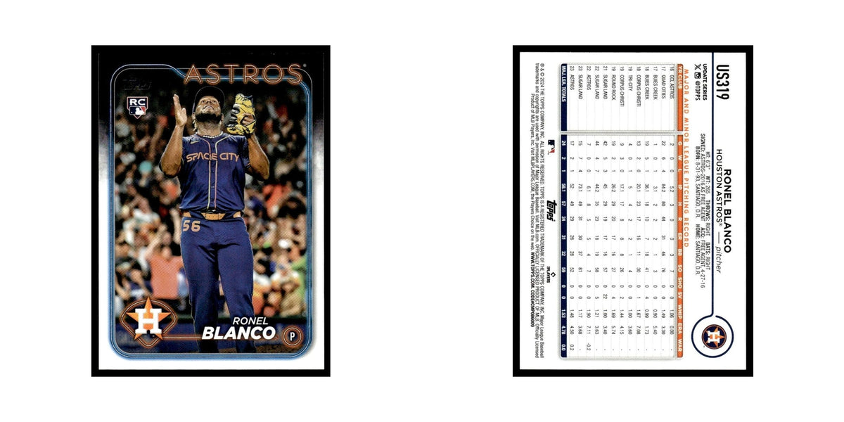 Ronel Blanco Rookie 2024 Topps Update #US319 Houston Astros Baseball Card NM