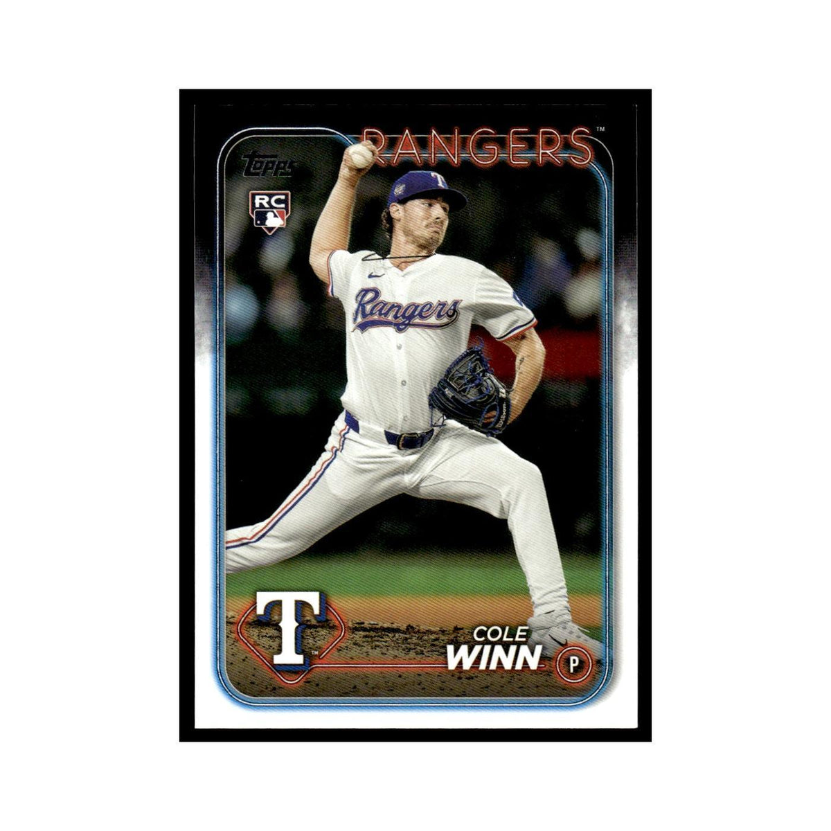 Cole Winn Rookie 2024 Topps Update #US109 Texas Rangers Baseball Card NM