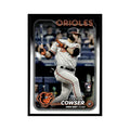 Colton Cowser Rookie 2024 Topps Update #US72 Baltimore Orioles Baseball Card NM