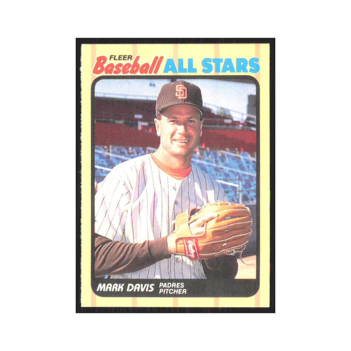 Mark Davis 1989 Fleer Baseball All-Stars #10.0 San Diego Padres Baseball Card NM