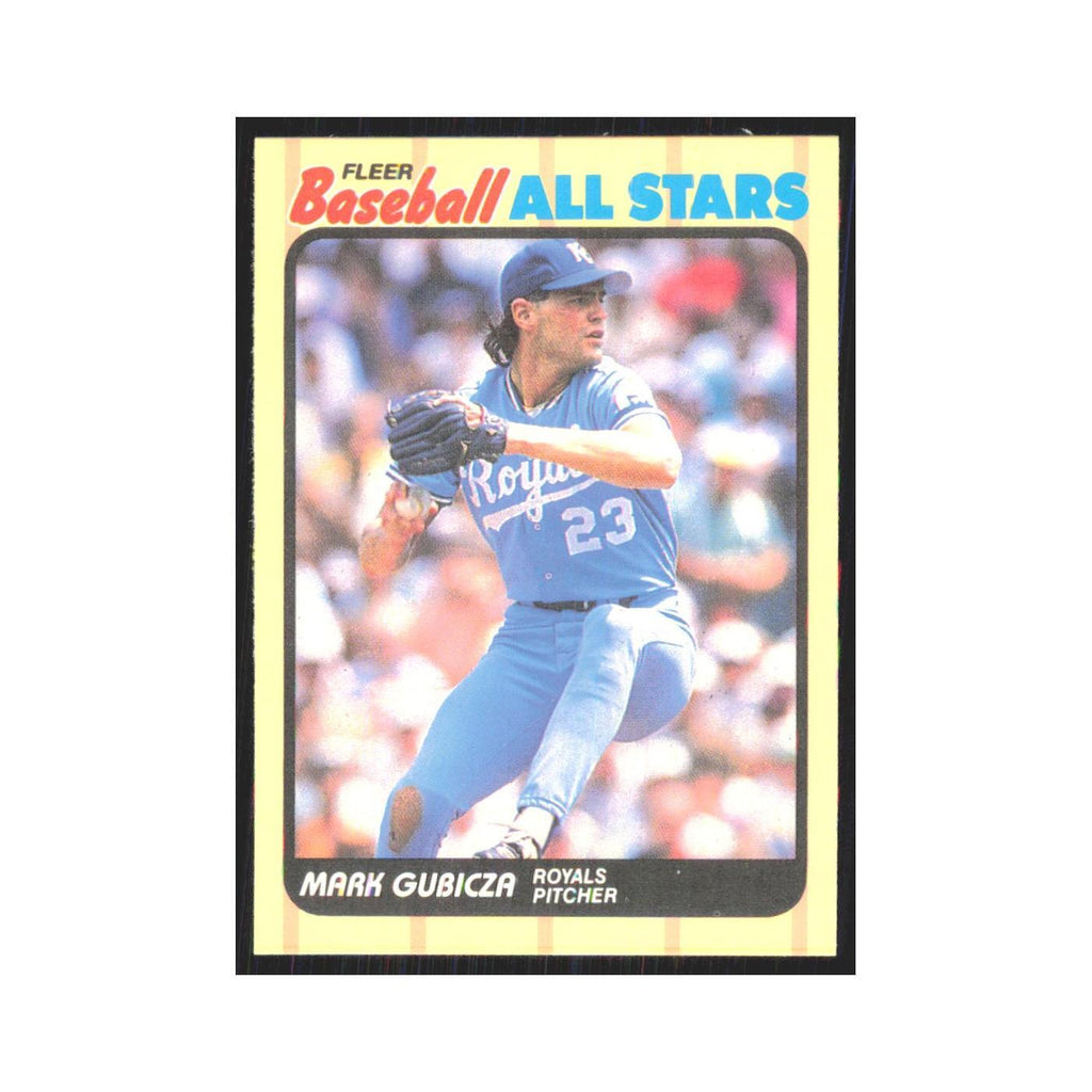 Mark Gubicza 1989 Fleer Baseball All-Stars #17.0 Kansas City Royals NM