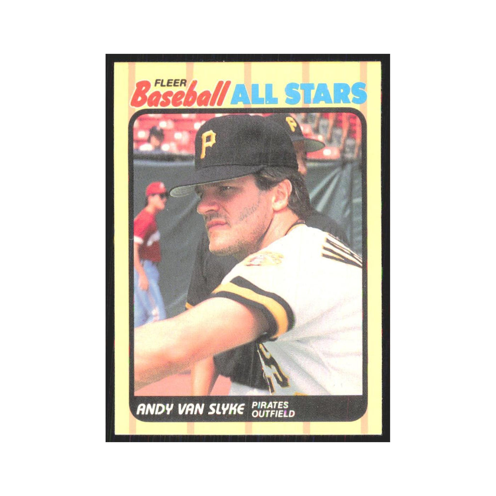 Andy Van Slyke 1989 Fleer Baseball All-Stars #42.0 Pittsburgh Pirates NM
