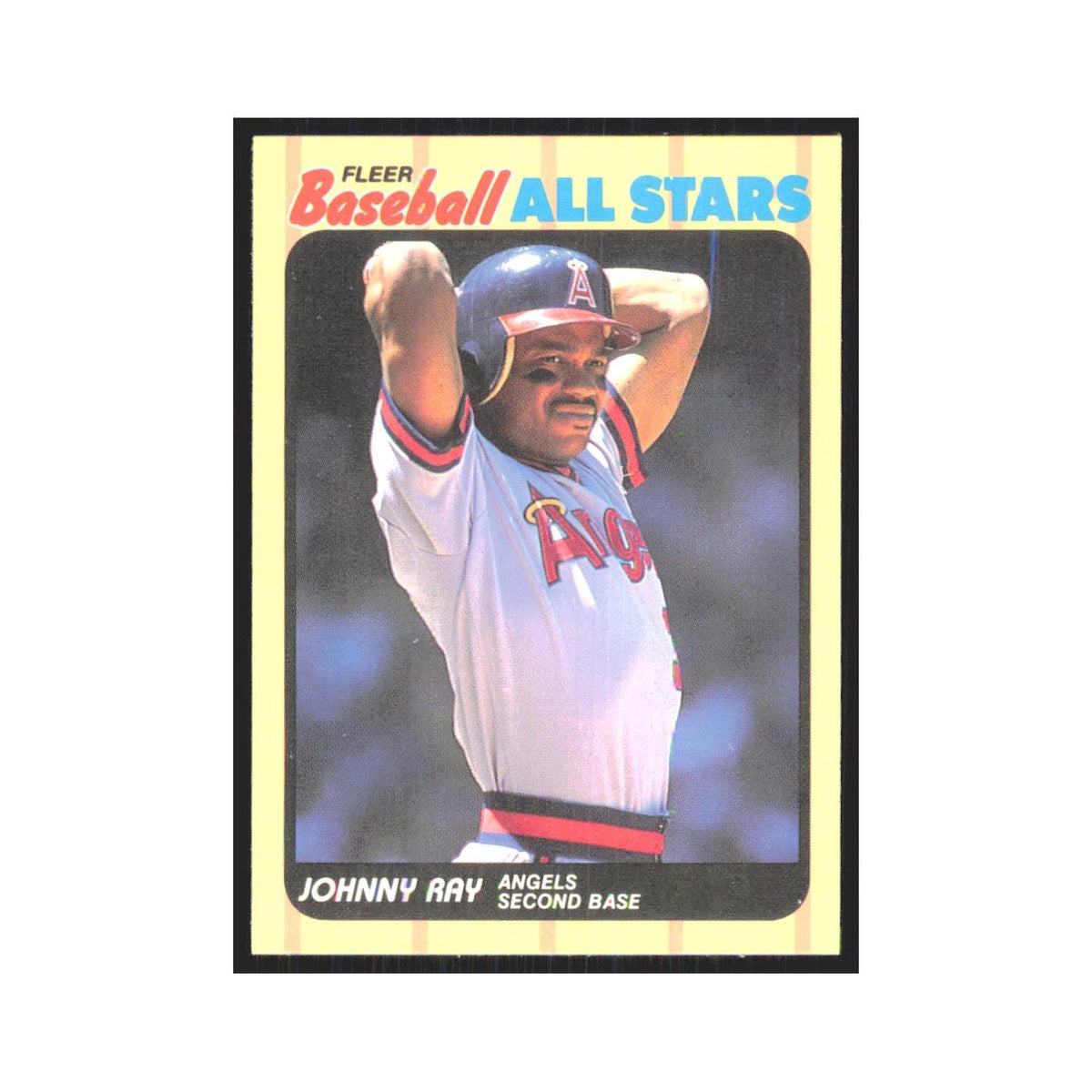 Johnny Ray 1989 Fleer Baseball All-Stars #33.0 California Angels NM