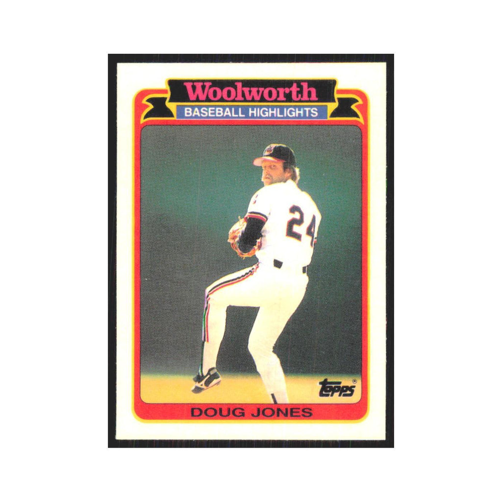 Doug Jones 1989 Topps Woolworth #14.0 Cleveland Indians Baseball Card NM